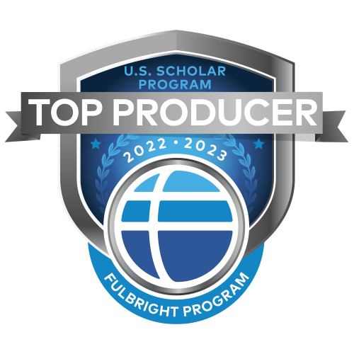 U.S. Scholar Program - Top Producer 2022-2023 Fulbright Program Logo