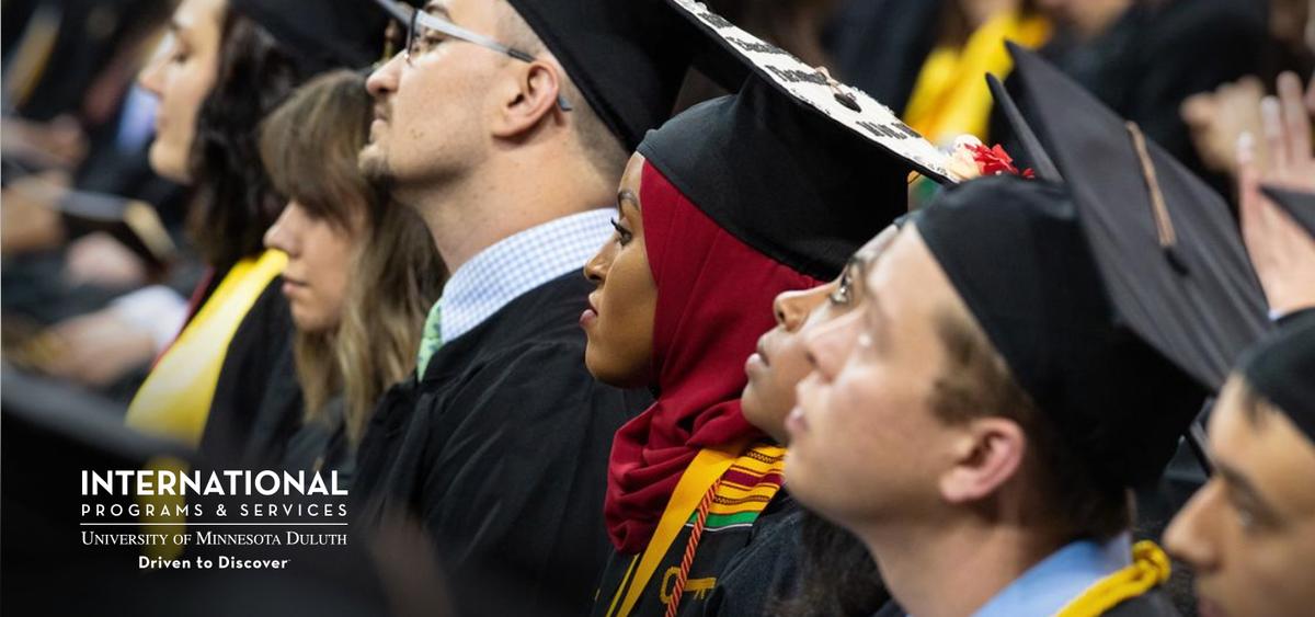 Diverse students at UMD Commencement - IPS